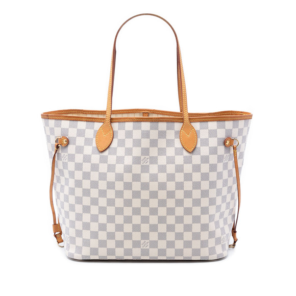 Louis Vuitton Handbags - Pre-Loved Louis Vuitton Damier Azur Neverfull MM
